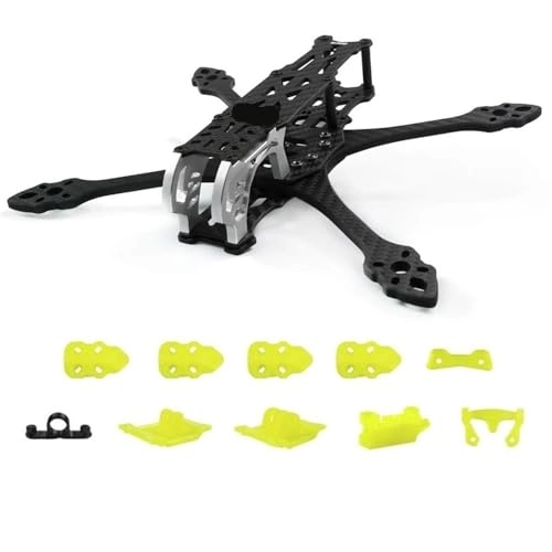 5 Inch Frame Wide X-Arm Kits - Suitable for G-MK5 M5 O3 Pro Black