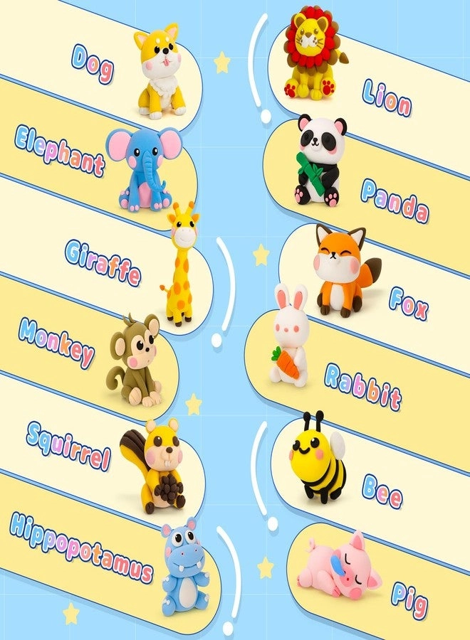 Air Dry Clay Kit - 12 pcs