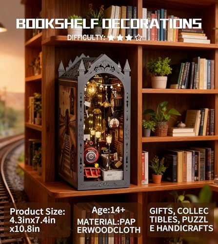 Book Nook Kit - Fantasy Train Platform