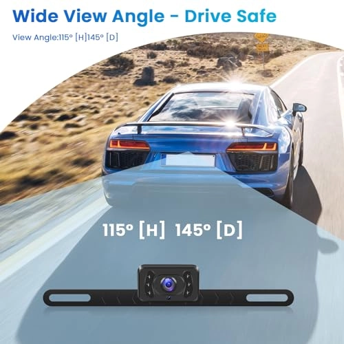 AHD Wireless Rear View Camera IPS-Monitor - Night Vision 720P