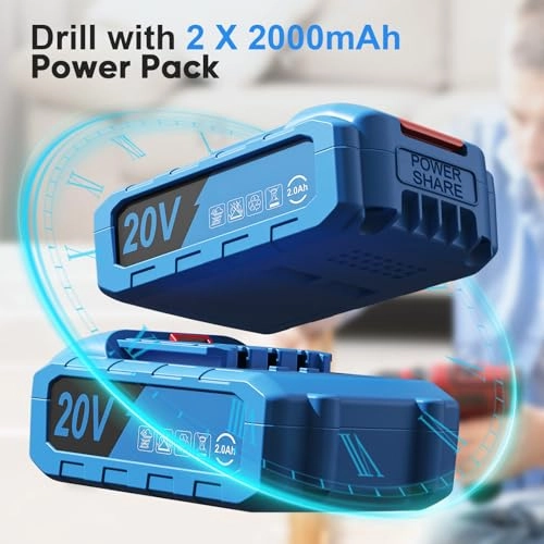Cordless Drill Driver - 2000mAh