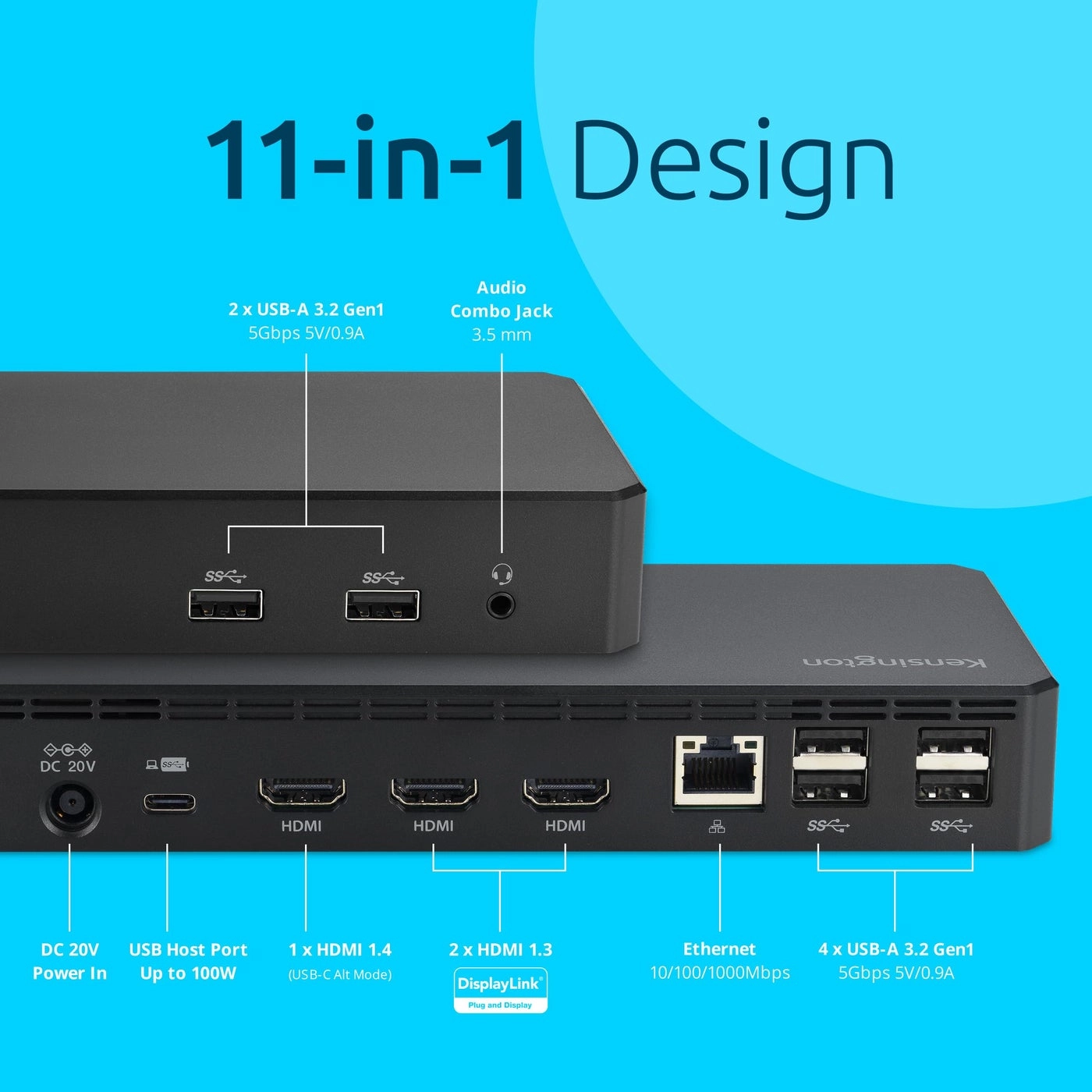 SD4760P K33622NA - 11-in-1 USB-C Triple Monitor Docking Station