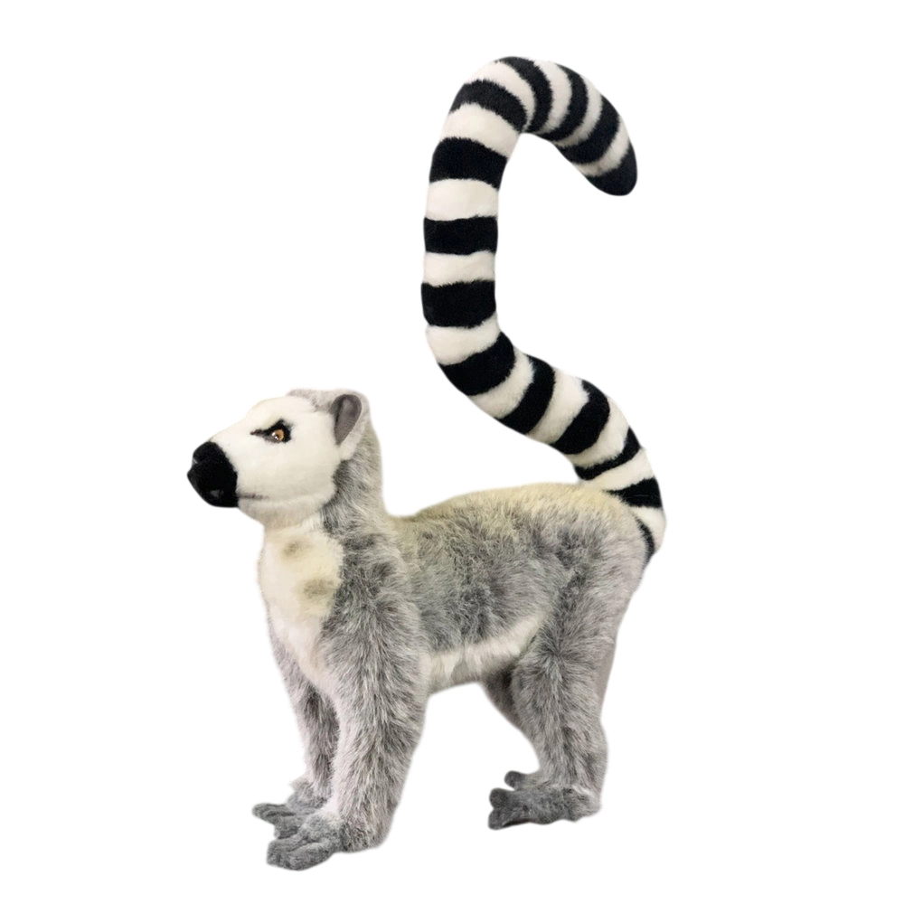 HANSA LOCAL Lemur Plush - Realistic Hand-Finished Multicolor