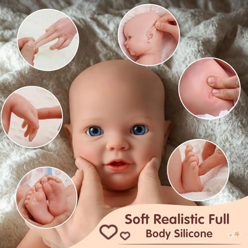 Blair Reborn Baby Doll - 16-Inch Silicone