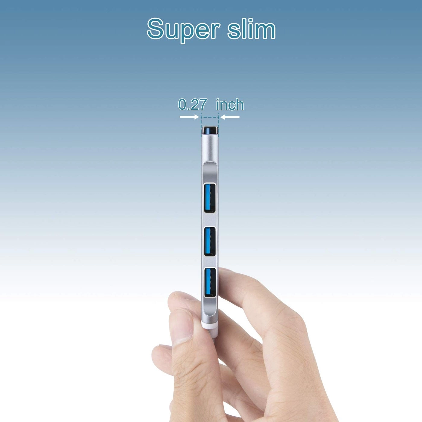 USB 3.0 Hub - 4-Port Aluminum Alloy