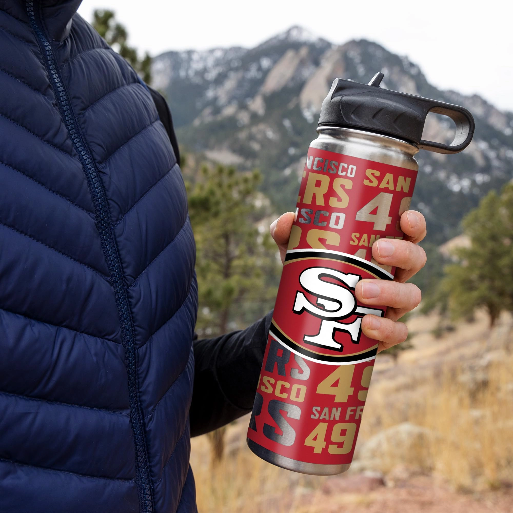 Stainless Steel NFL Football Tumbler - 650ml