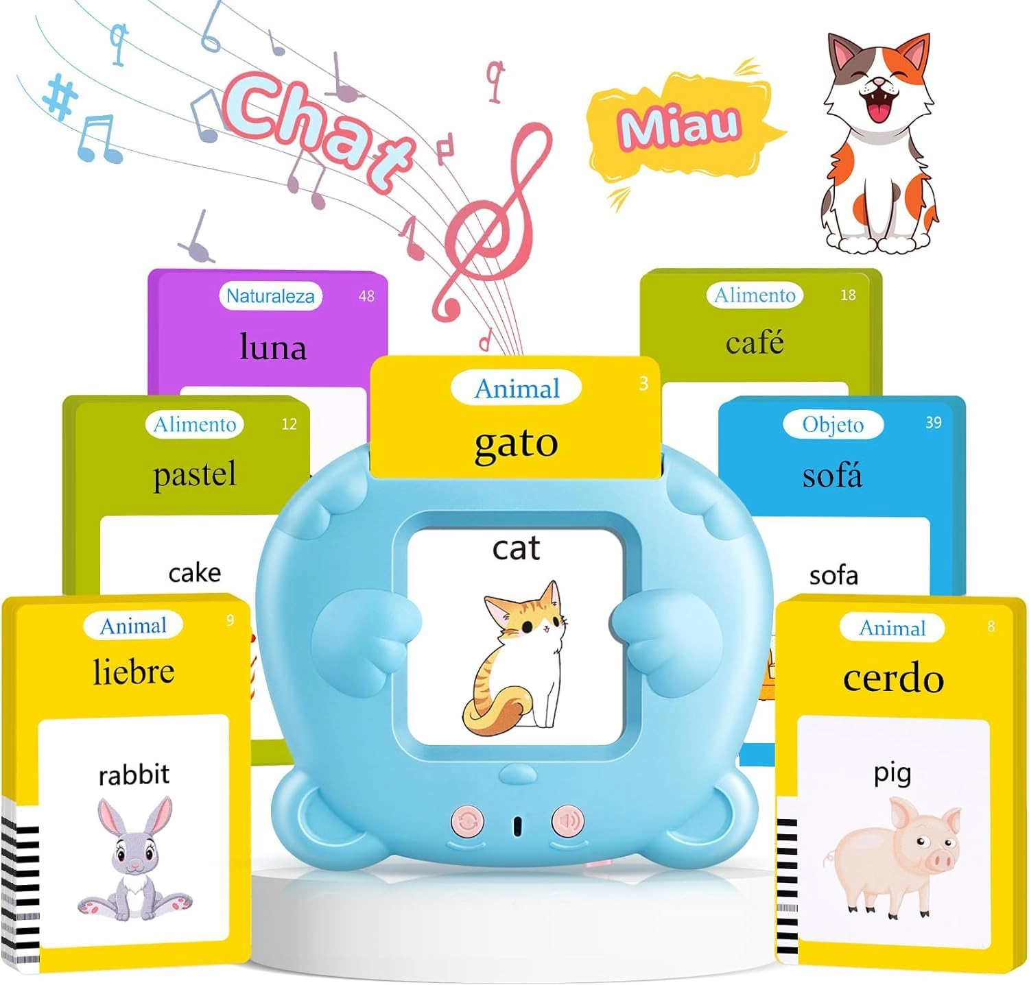 Talking Flash Card - 3+ 1 pieces