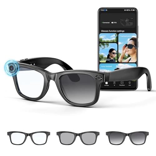 smart Glasses - Black 1 Centimeters Activity Tracker