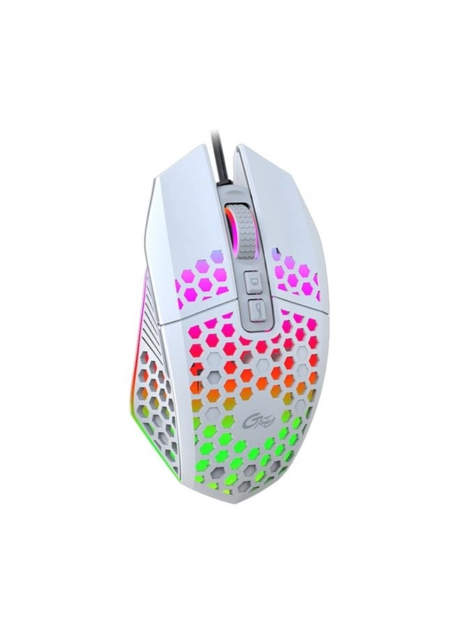 X801 8-Button 1600DPI Hollow Luminous Gaming Mouse - Wireless