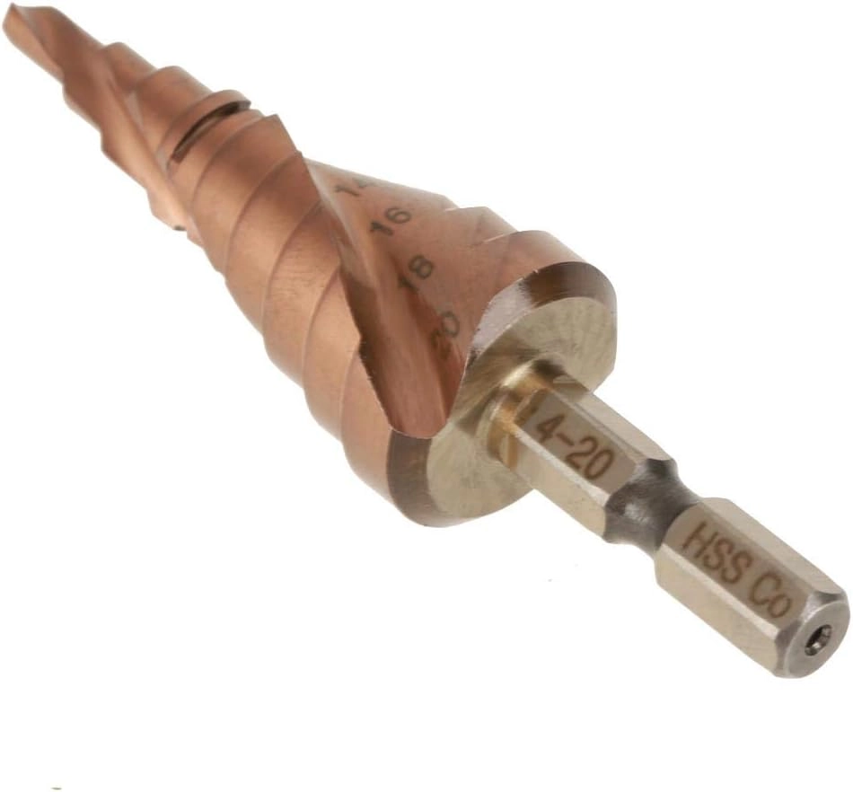 Step Drill Bit - HSS4241 + cobalt 1Pcs 4-22mm