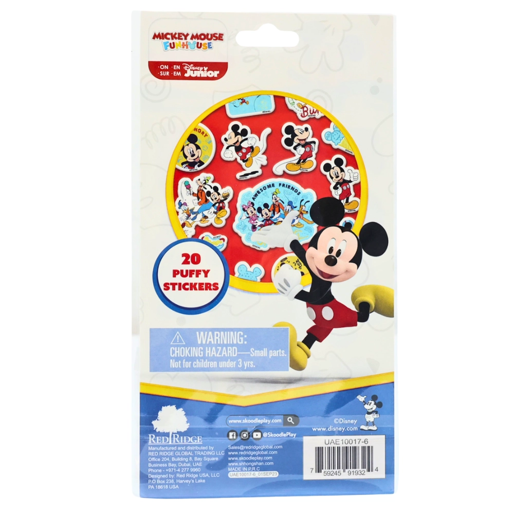 Mickey Sticker Book 3D Puffy 20 pcs