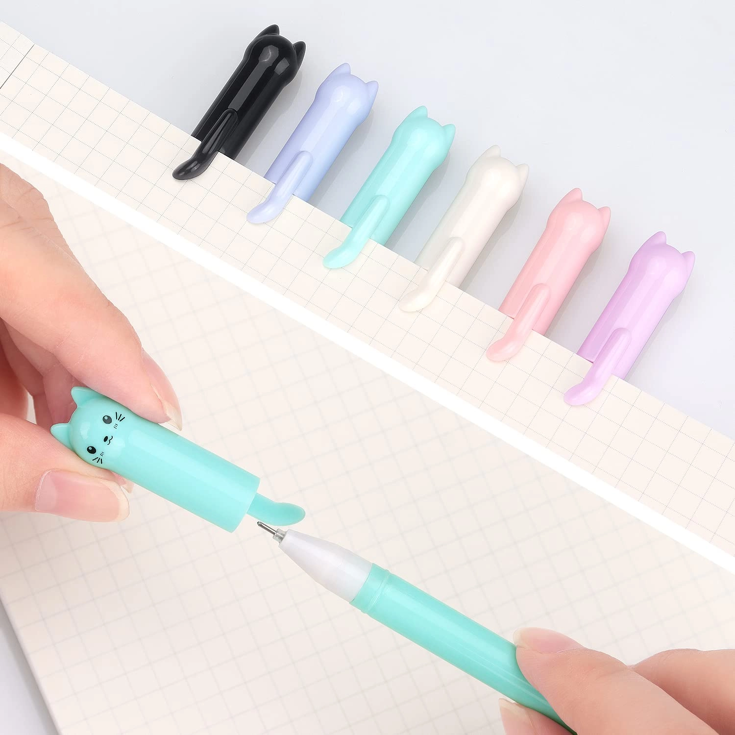Cat Pens - 6 Pack 0.5mm