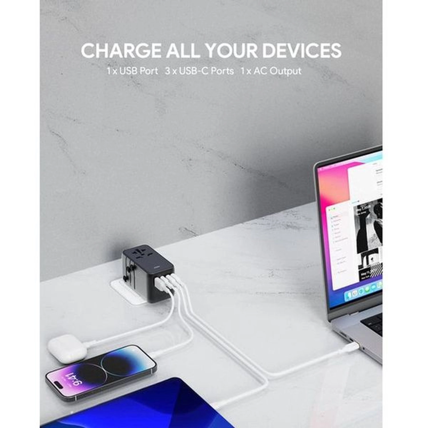 Travel Mate - US UK EU Au 100W