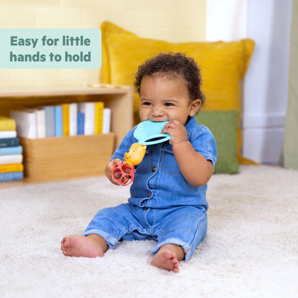 Oball rattle + honey pot teether