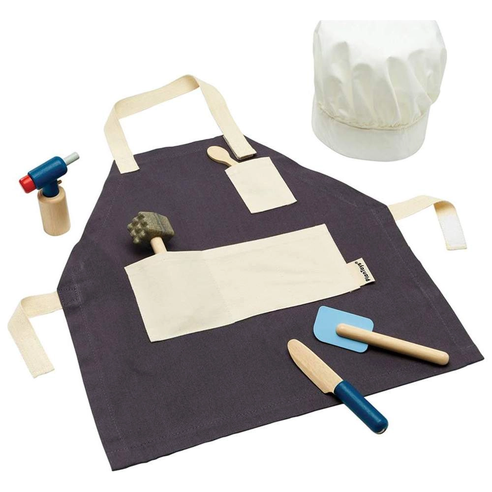 PlanToys Chef Playset - Wooden 7 pcs (KETP-3710)