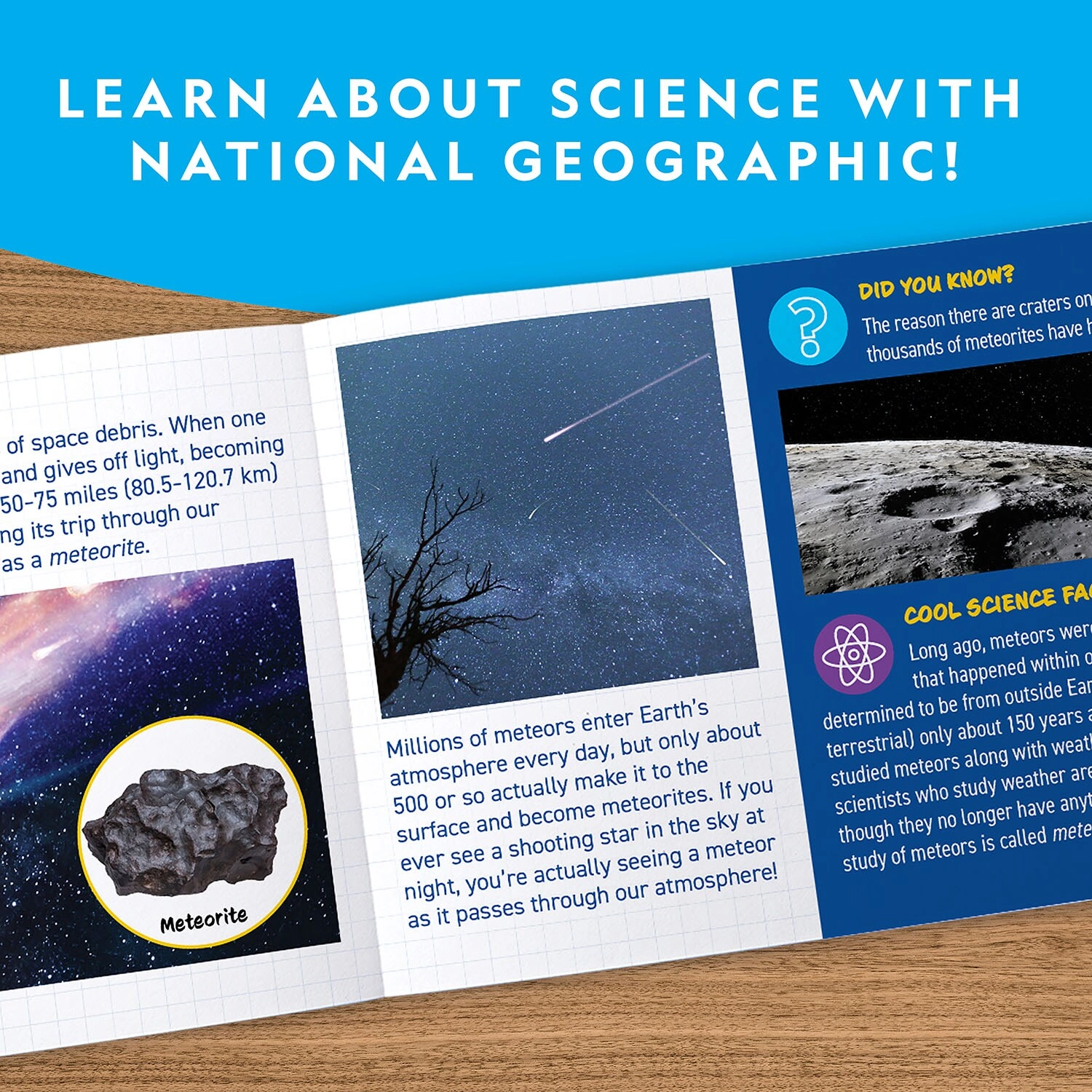 Glow-in-the-Dark Meteor Science - 8 years+