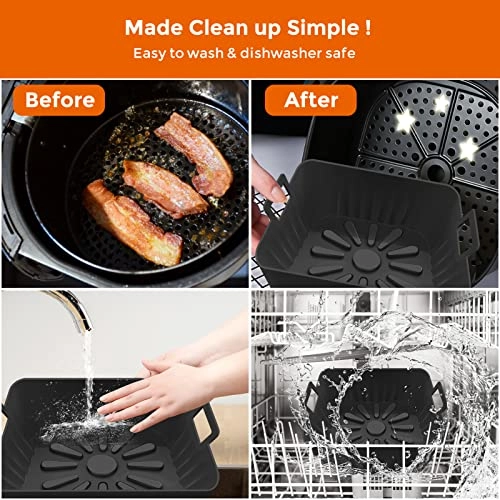Silicone Air Fryer Liners - 2 PCS