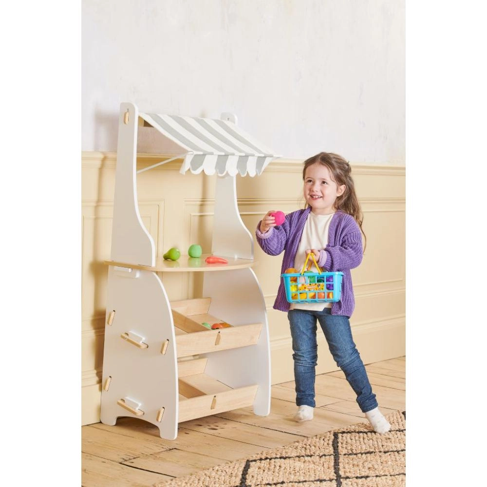 Fruit & Veg Basket Playset - 21 pcs