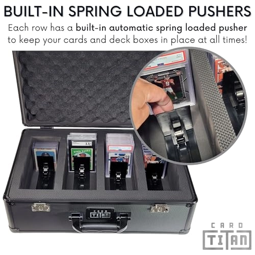 Vault Trading Card Storage Box - Lockable 4 Row