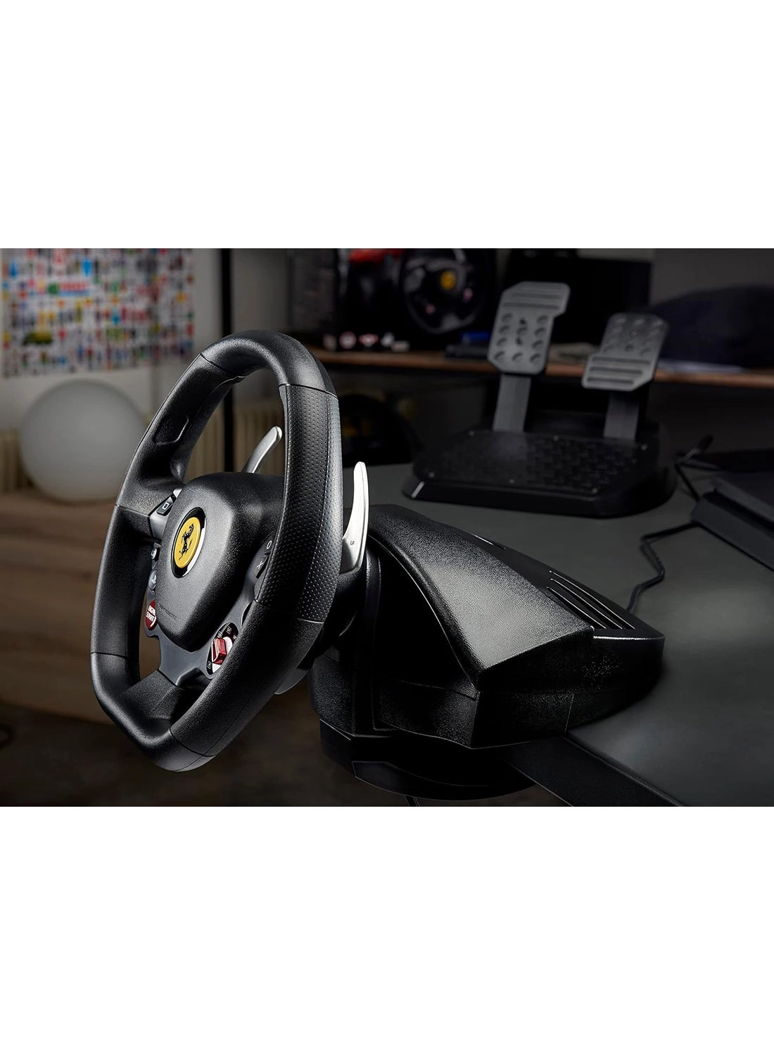 T80 Ferrari 488 GTB Racing Wheel & Pedals