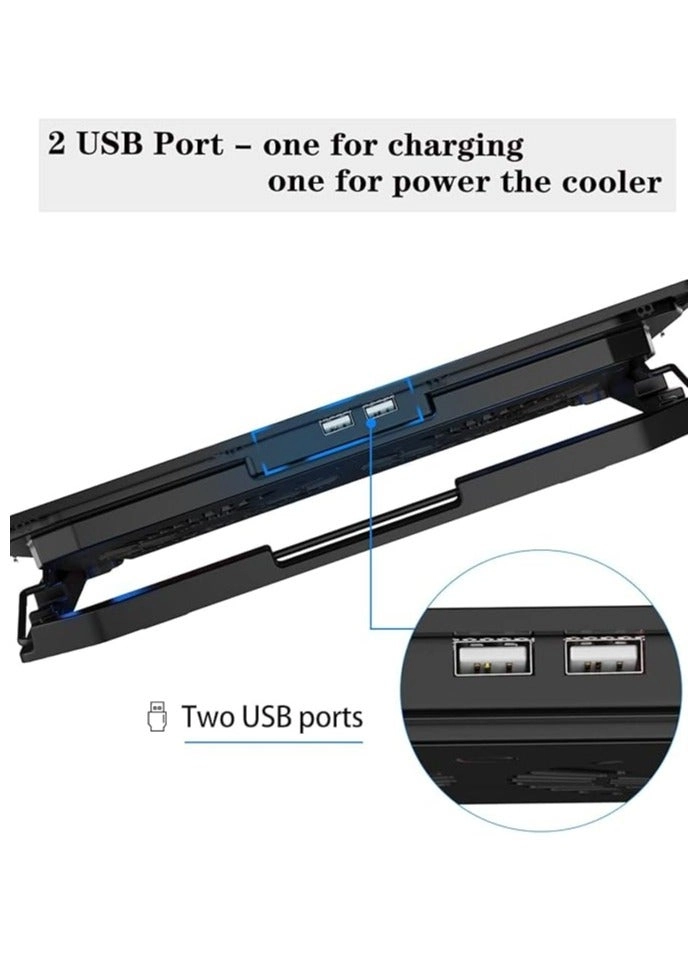 Laptop Cooling Pad - 6 fans 12-17 Inch