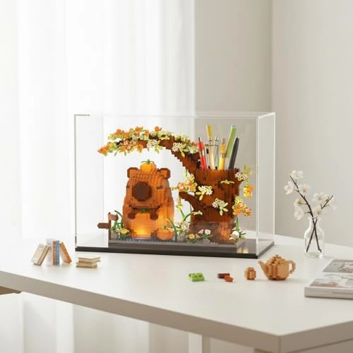Capybara Pen Holder Building Block Set - 1880 pcs