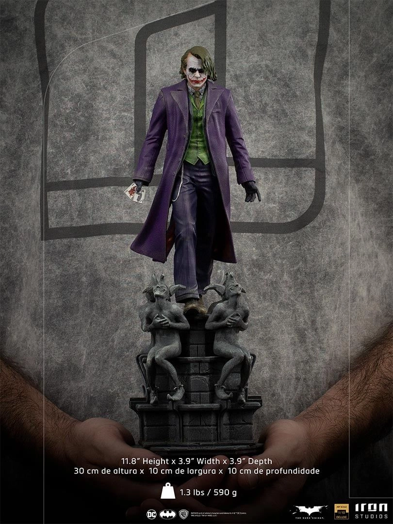 The Joker - The Dark Knight - Deluxe Art Scale 1:10 Hand Painted
