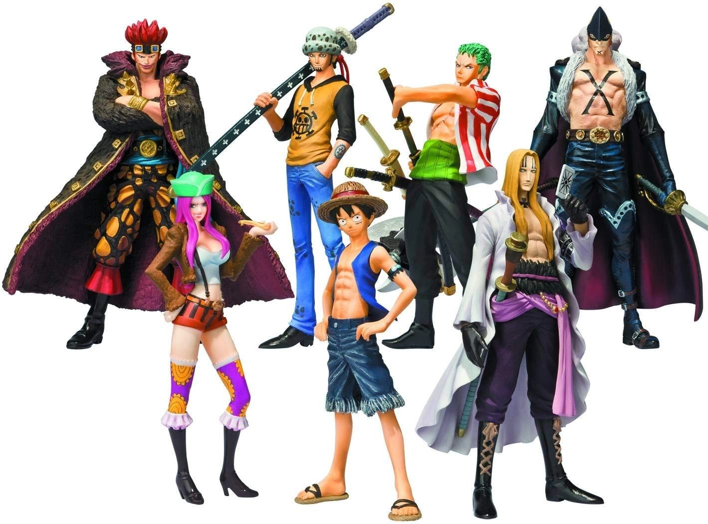 Bandai One Piece Rookies - 10 cm Set