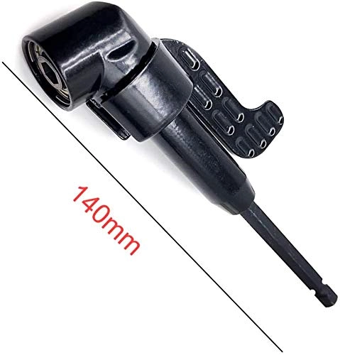 105 Degree Right Angle Drill - Short & Long 1/4inch + Flexible Extension Bar - 12"