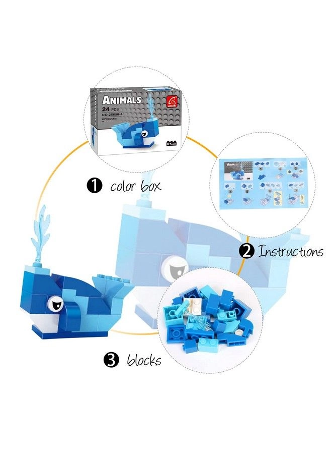 Mini Building Blocks - Animal 12pcs