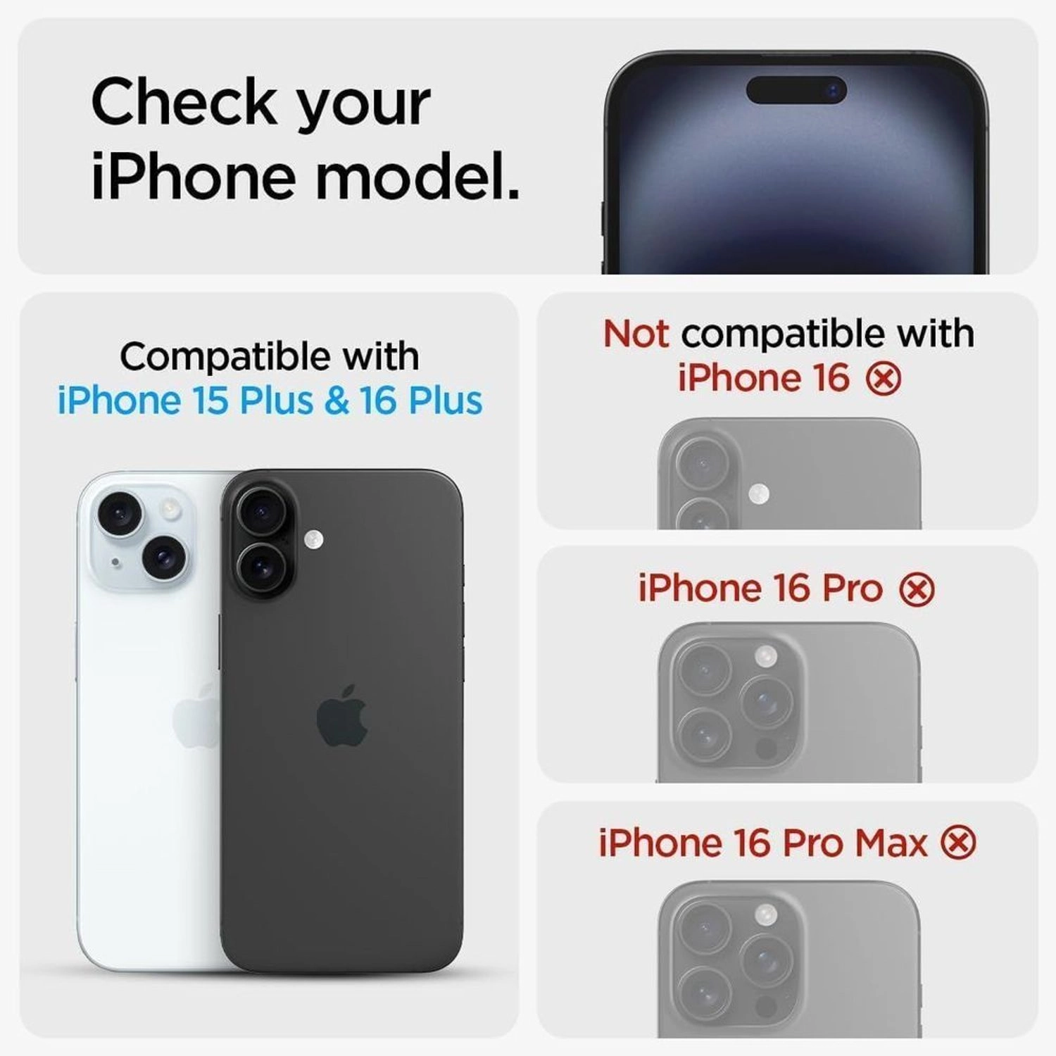 Clear Screen Protector for iPhone 16 Plus