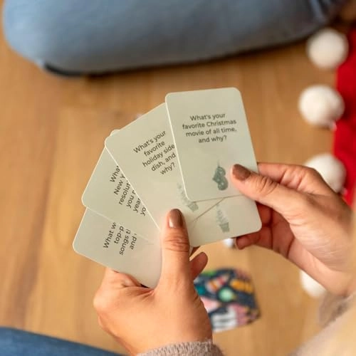 Conversation Cards - 50 Thoughtful Prompts Metal Tin