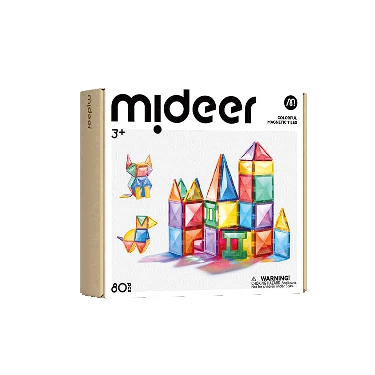 MIDEER Prism Magnetic Tiles MD1639 - 160 pcs