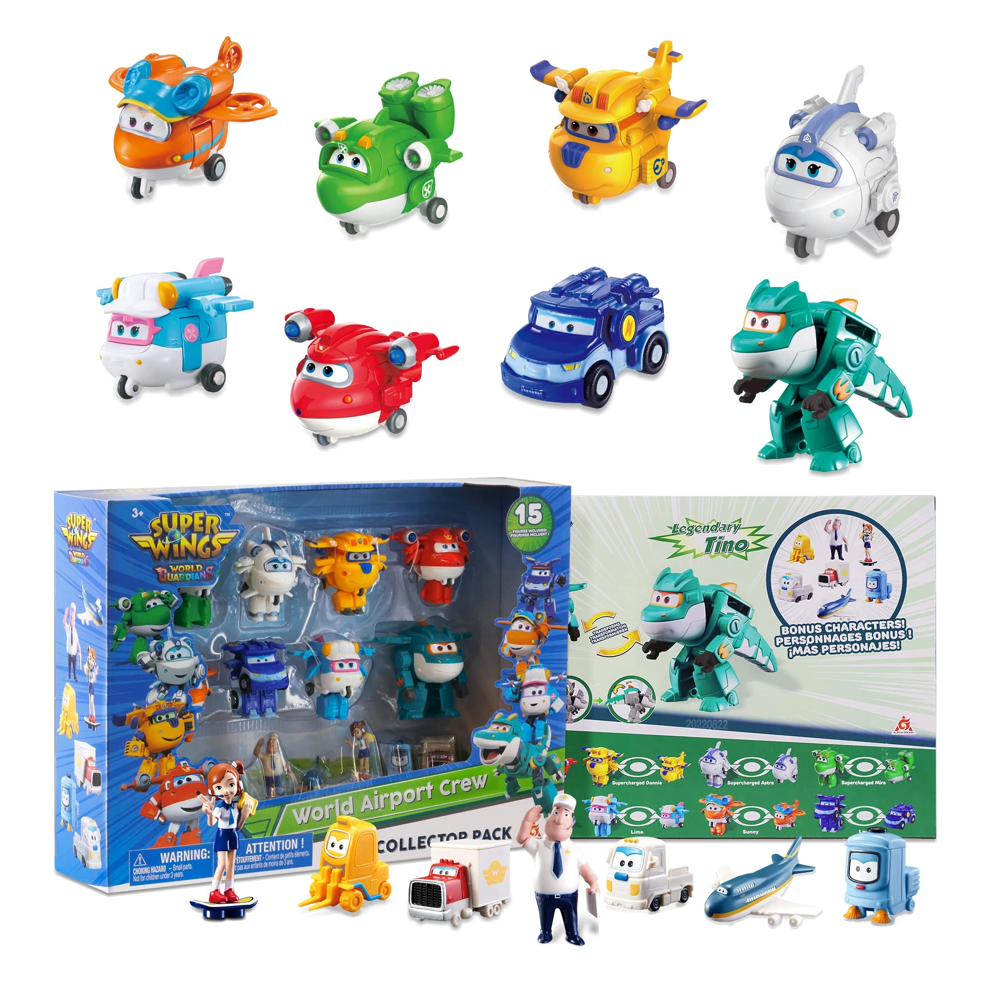 SUPER WINGS Transforming Toys - 15-Pack