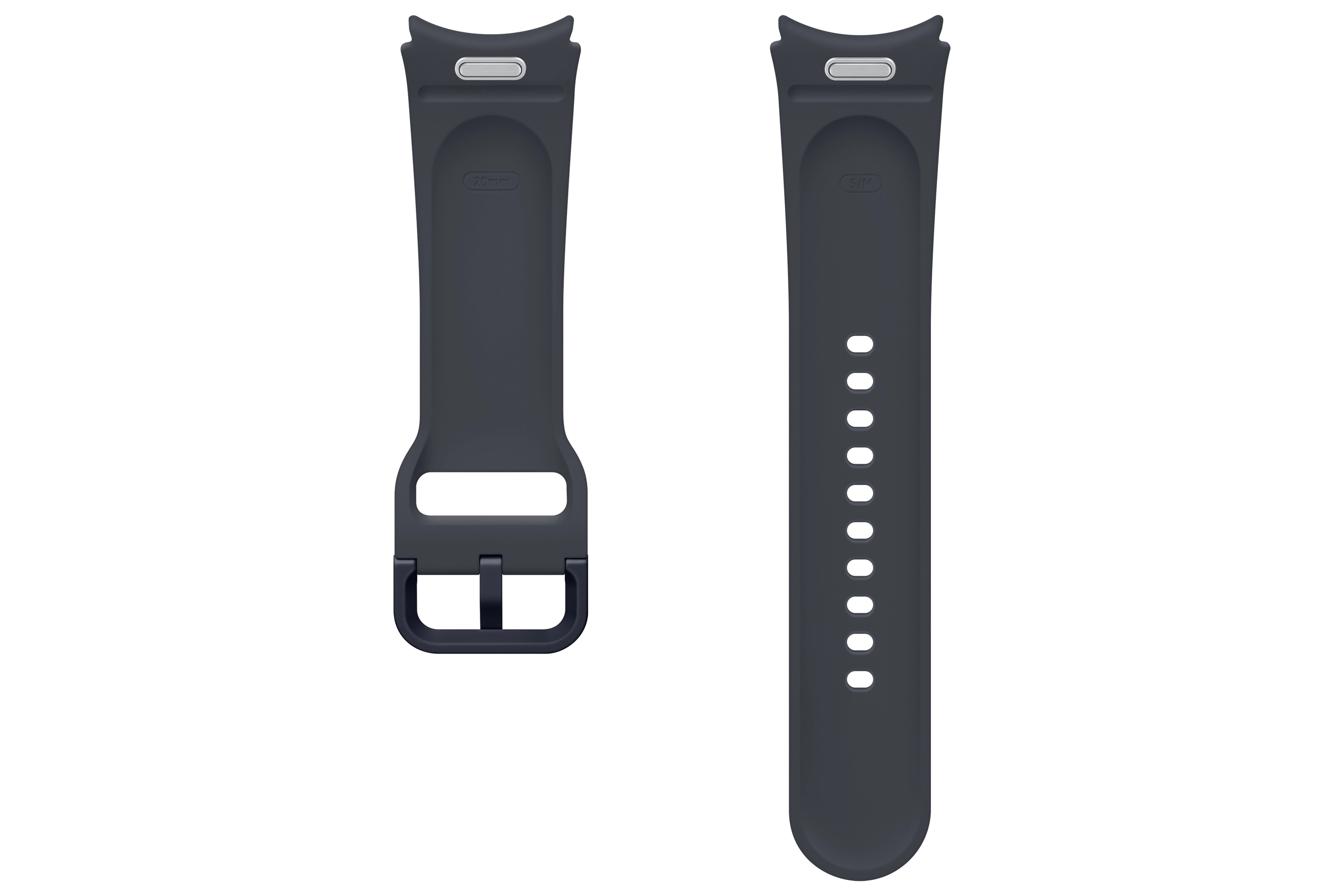 Fluoroelastomer Sport Watch Band for Samsung graphite