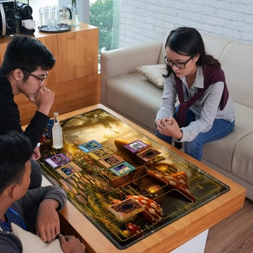 MTG Playmat - Wild Red Mushroom House