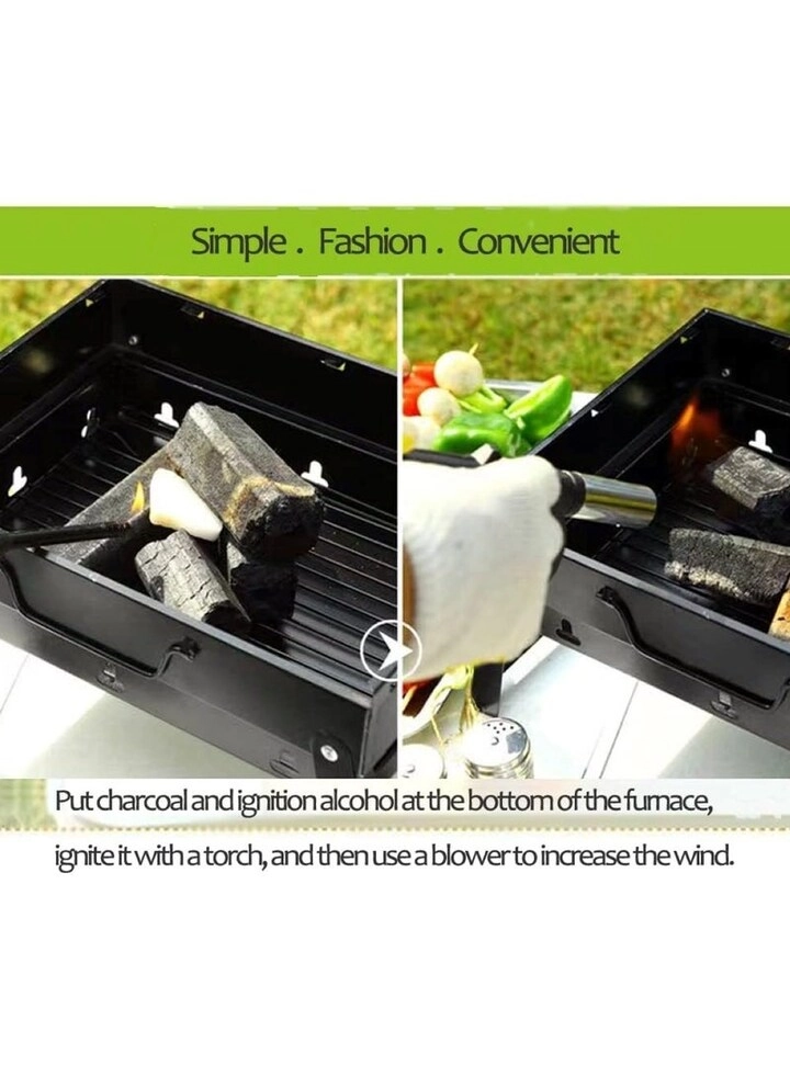 Folding Portable Outdoor Garden Camping Party BBQ Grill