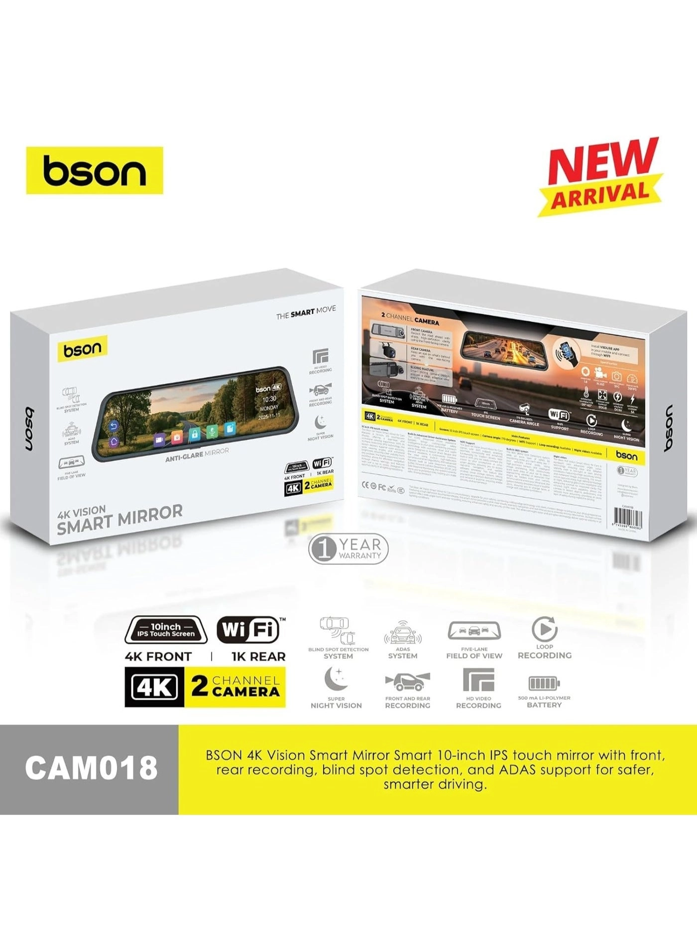 4K Vision Smart Mirror