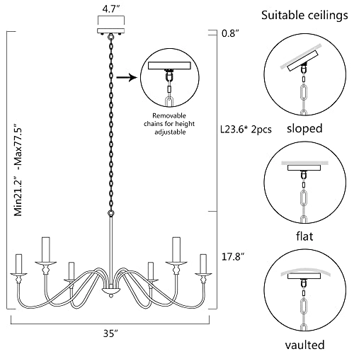 Chandelier - Dimmable