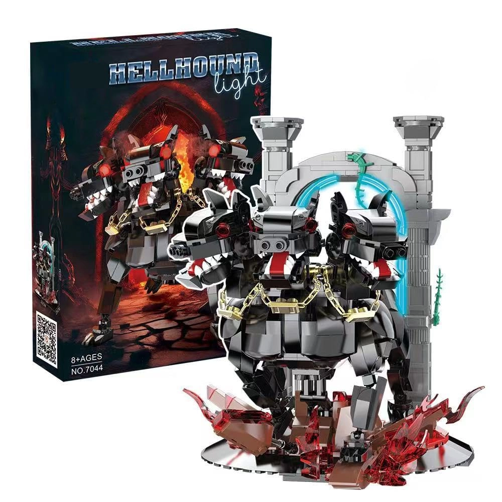 SHANTOU TEC-CREATOR TOYS CO.,LTD Three - Headed Hellhound - DOG 820 pcs Animal