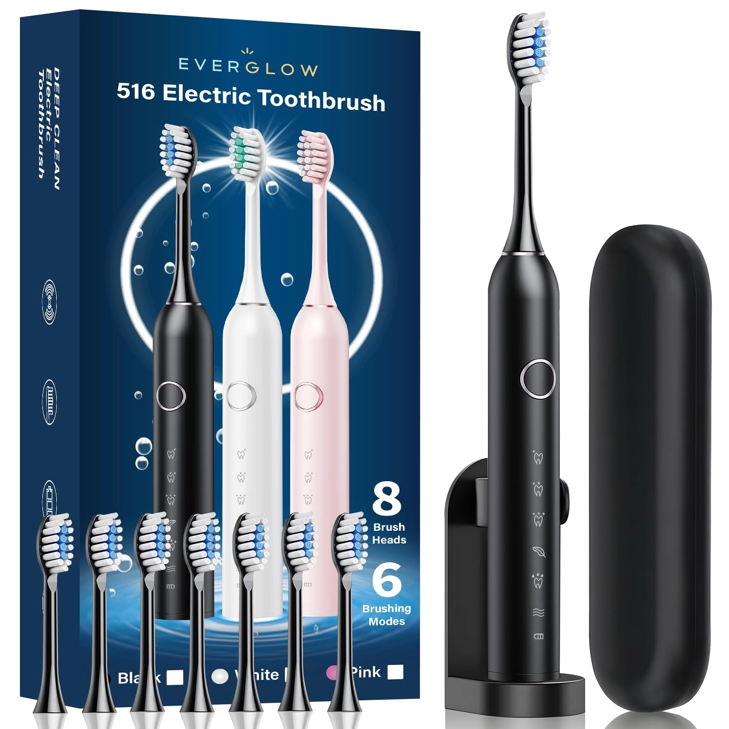 Shenzhen Sinco Technology Co., Limited 516 Electric Toothbrush - 8 Brush Heads 45-Day Use