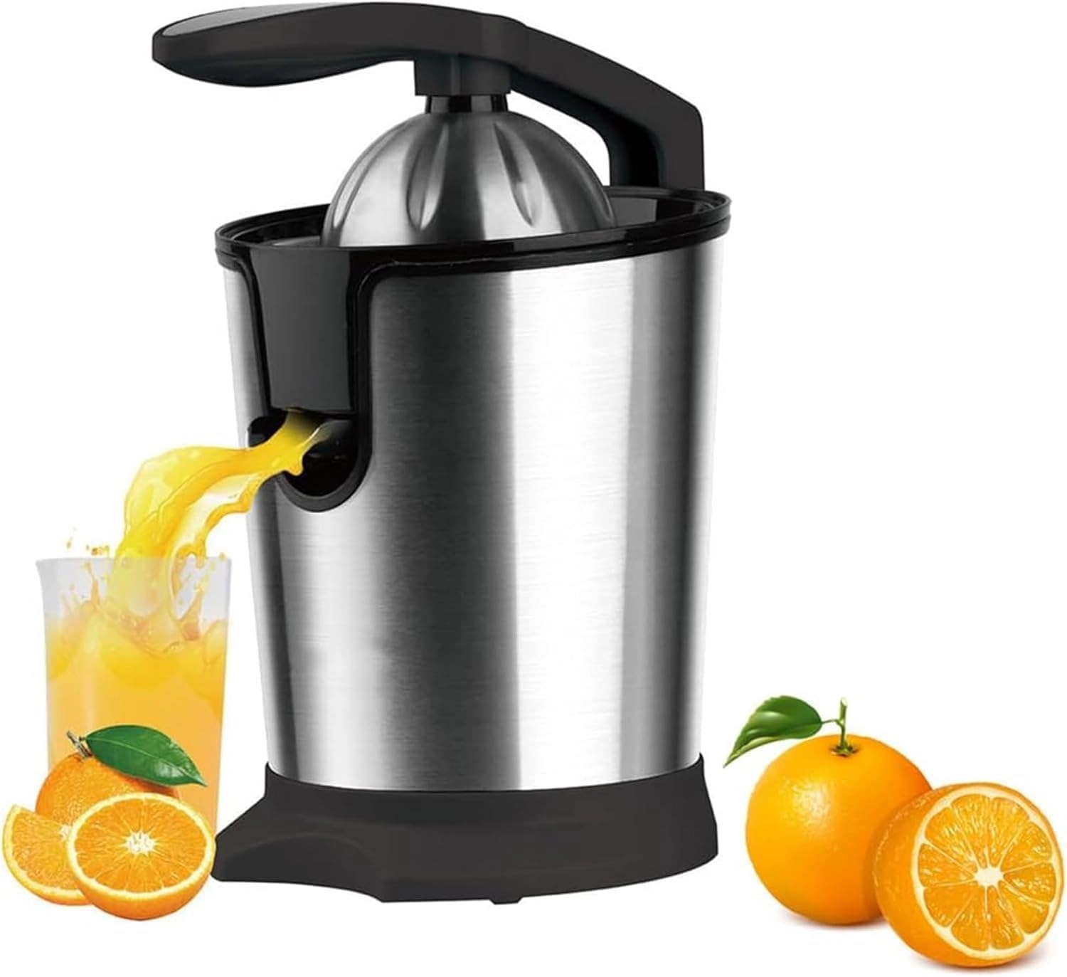 Electric Citrus Juicer - Stainless Steel Black