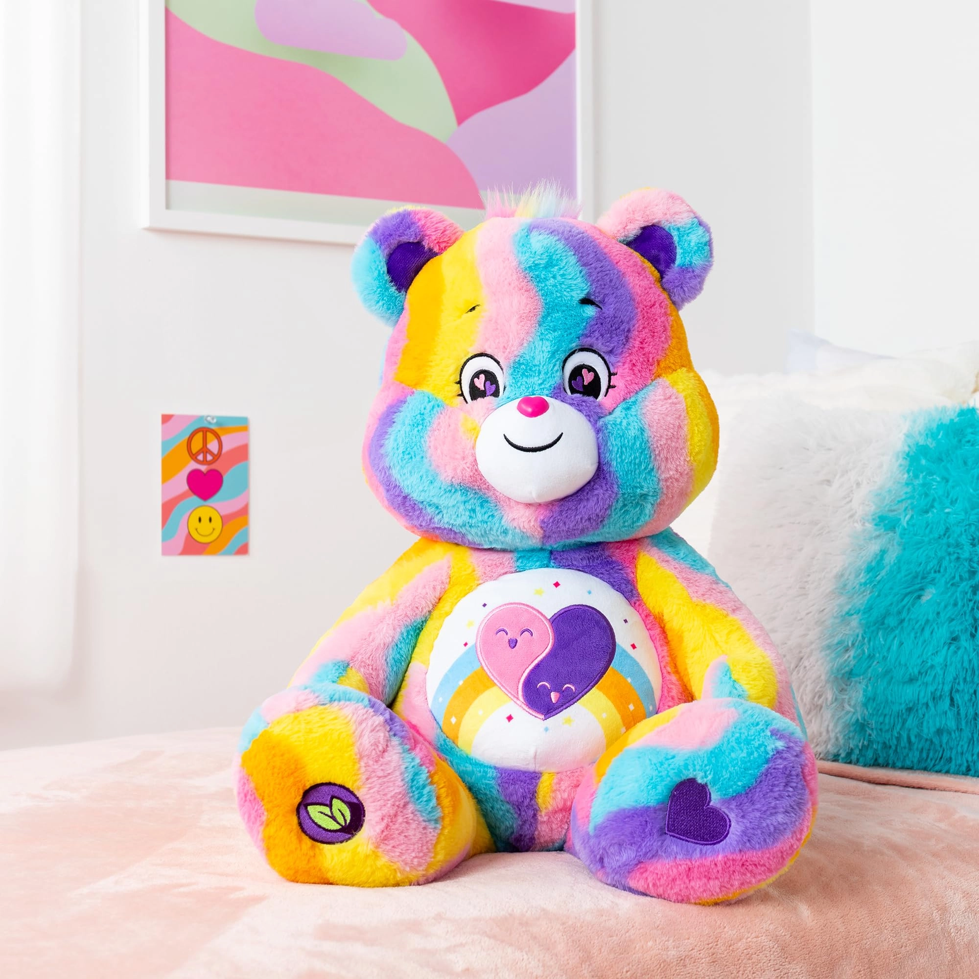 Friends Forever Bear - 60cm Jumbo Multicolor