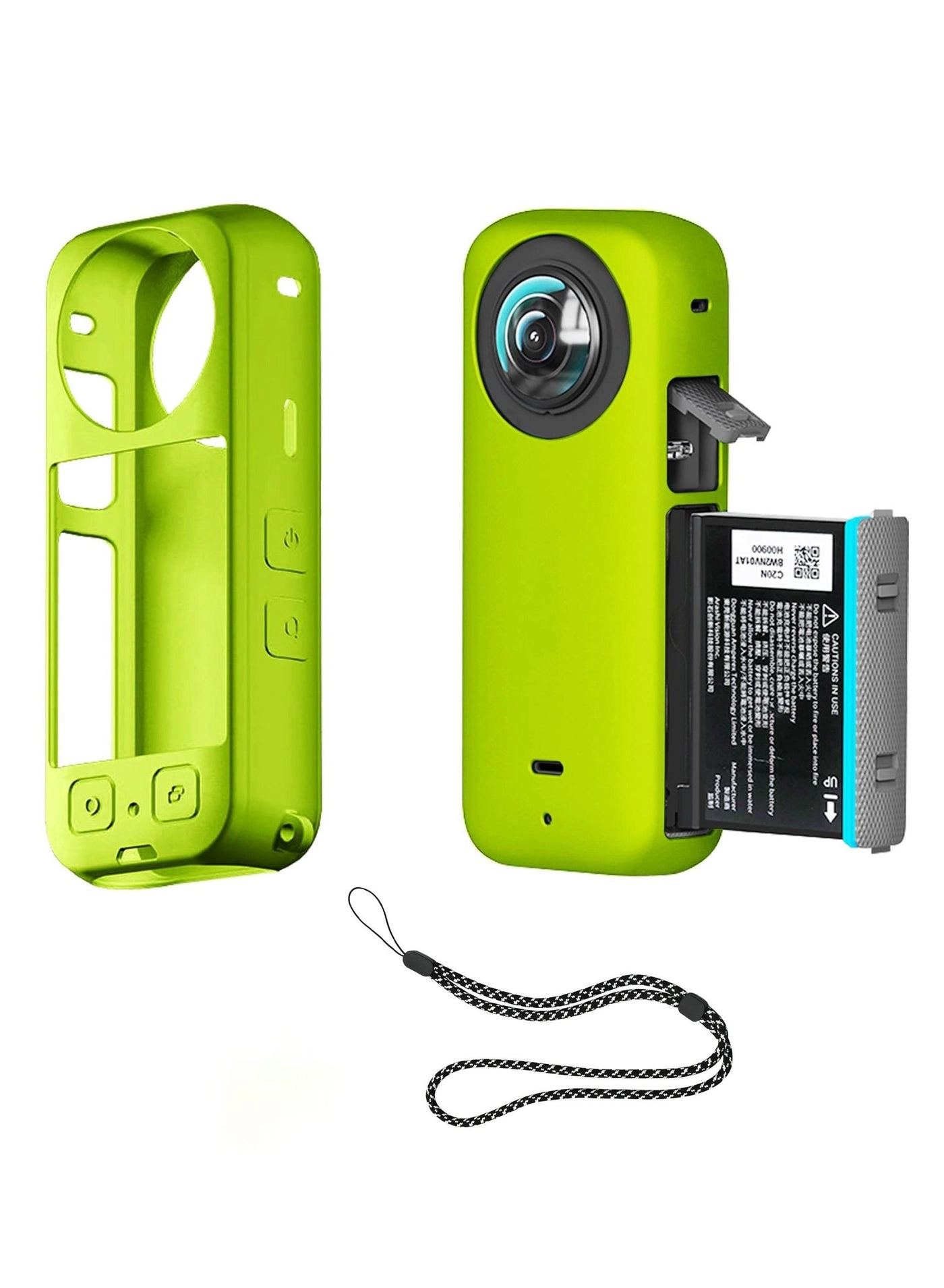 Silicone Protective Case + Screen Protector - Insta 360 X3