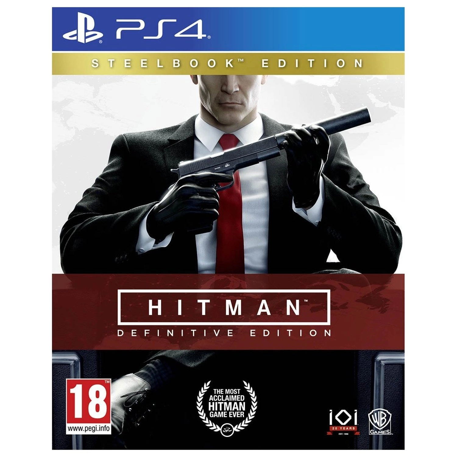 IO Interactive Hitman Definitive Edition Steelbook - PlayStation 4