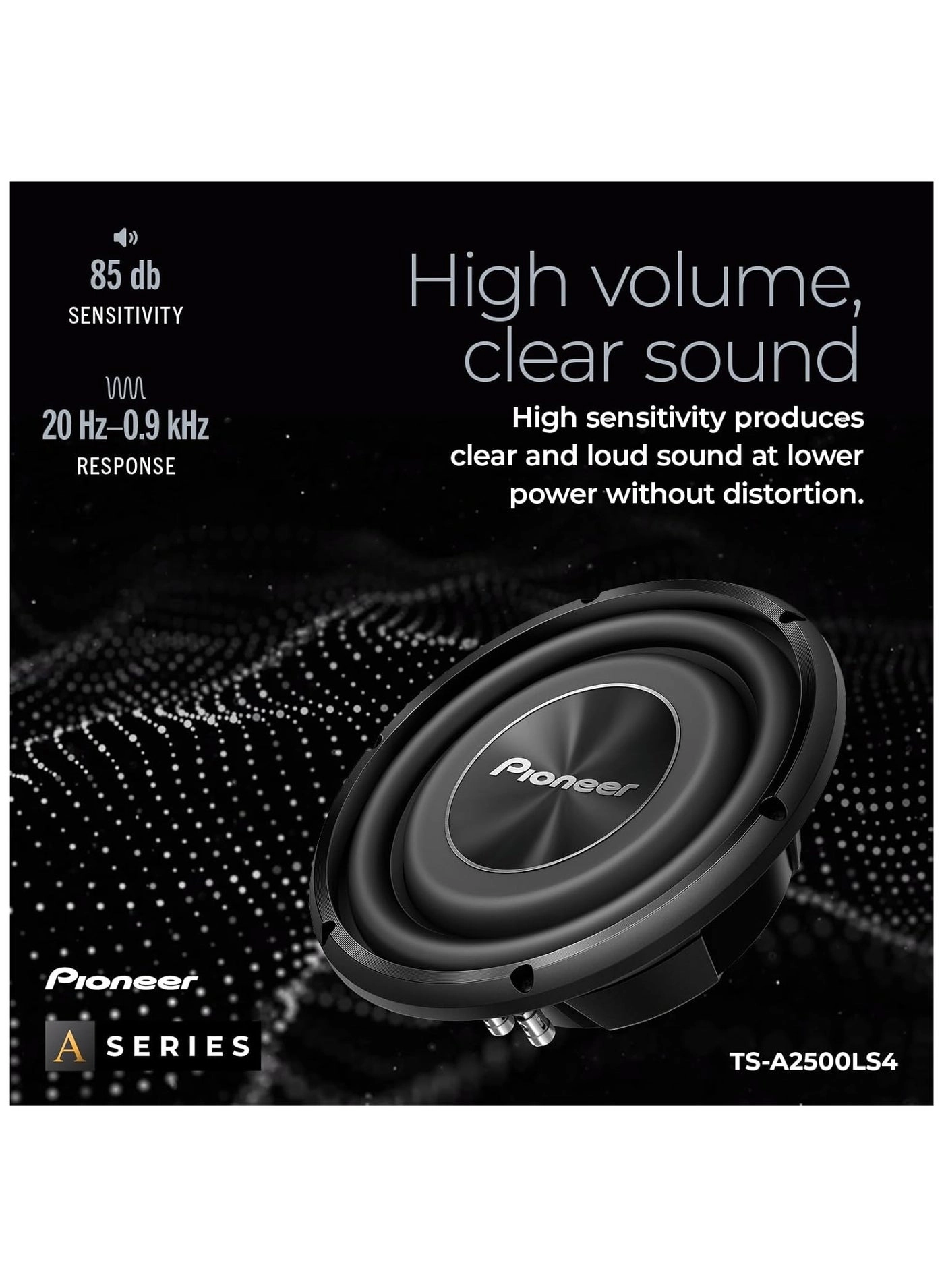 TS-A2500LS4 - 10 inch Shallow Mount