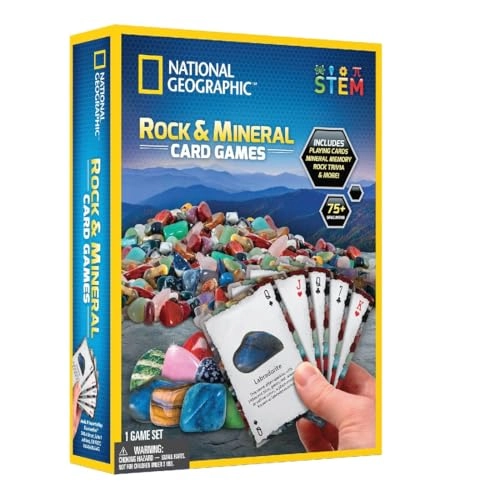 Rock And Mineral Card Games Geology - 5 - 15 years Over 75 pieces