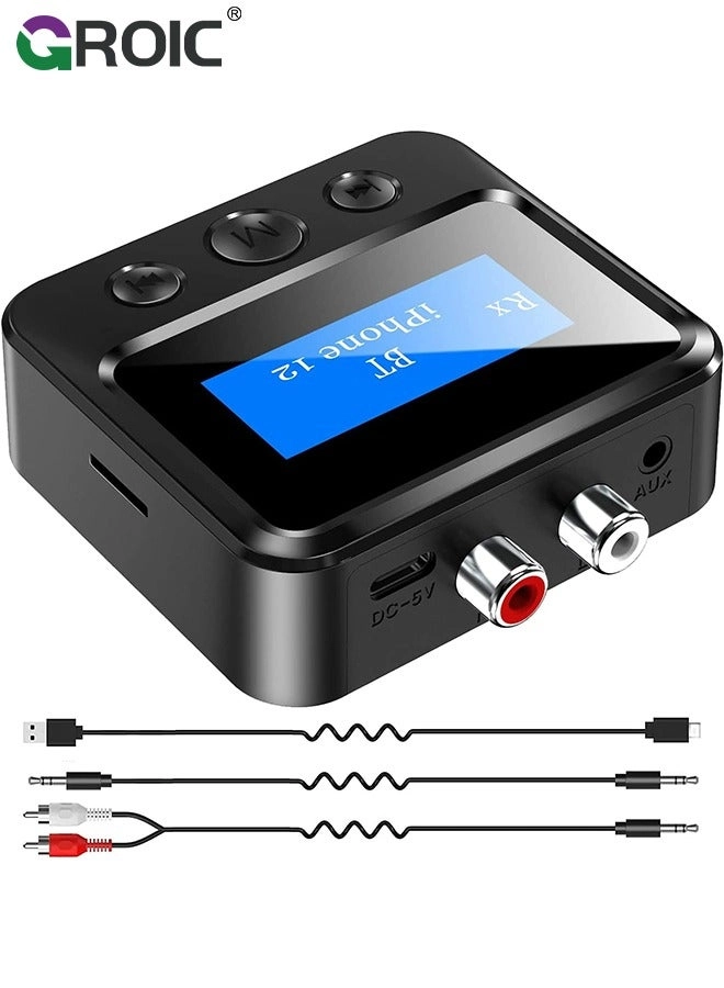 2 in 1 Car Bluetooth Receiver - Bluetooth 5.1 AUX