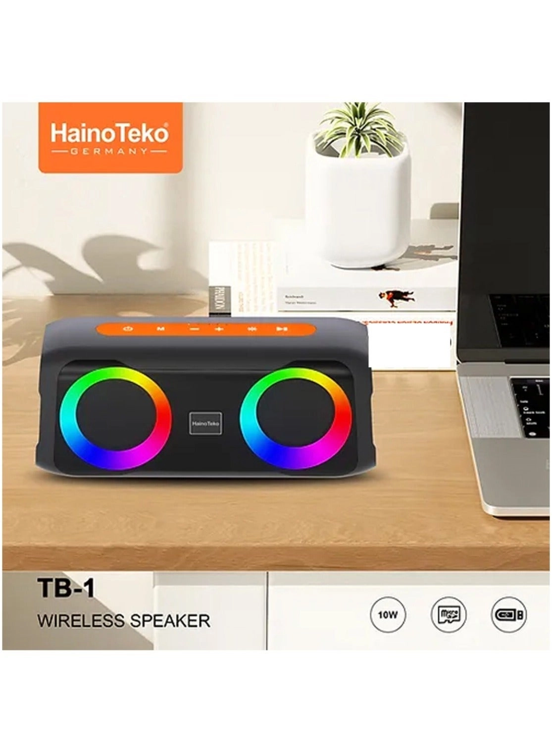 TB1 - Portable Wireless Bluetooth Speaker