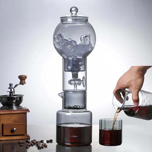 Cold Brew Coffee Maker - 600ml Adjustable Drip Valve